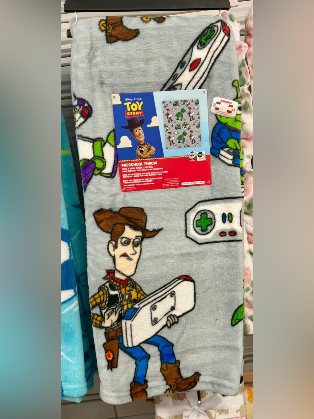 NEW RELEASE pixar toy story plush blanket throw